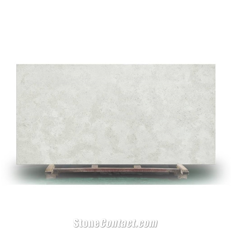 Hot-Sell Polished Silver Artificial Quartz Slabs