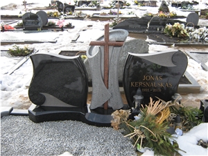 Absolute Black Granite Monuments, Headstones, Gravestones