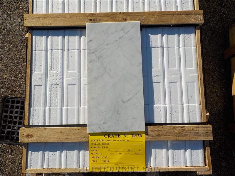 Bianco Carrara CD Marble Tile