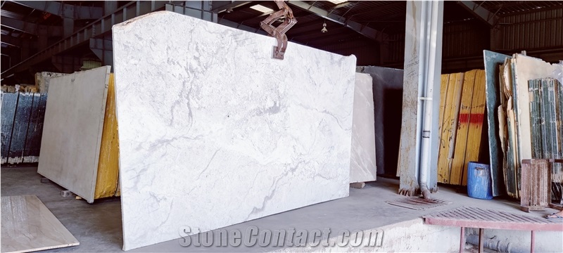 Indian Snow White Quartzite 2Cm Slabs