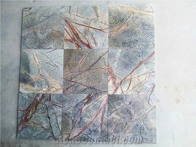 Rainforest Brown Marble Tiles 10 MM