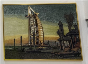 Marble Mosaic Painting Wall Picture