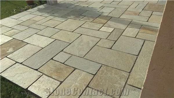Rustic Grey Natural Stone Pattern Landscaping Stones, Pavers