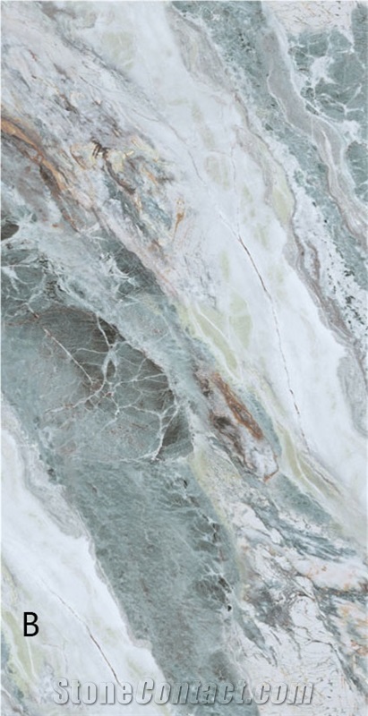 Imperial Green Artificial Porcelain Slabs For Interior