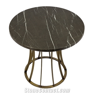 Pietra Gray Marble Table Tops