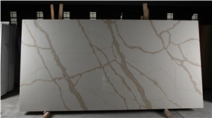 Calacatta Quartz Slab Golden Vein Standard Size