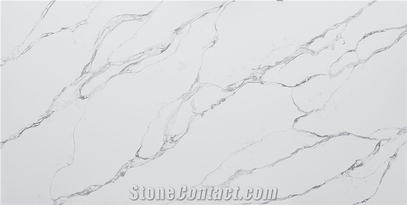 White Color Calacatta Quartz Stone Hot Sale