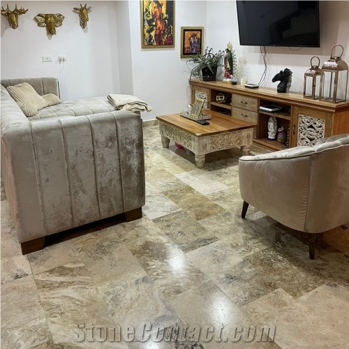 Piso Travertino Durango Imperial Floor Tiles