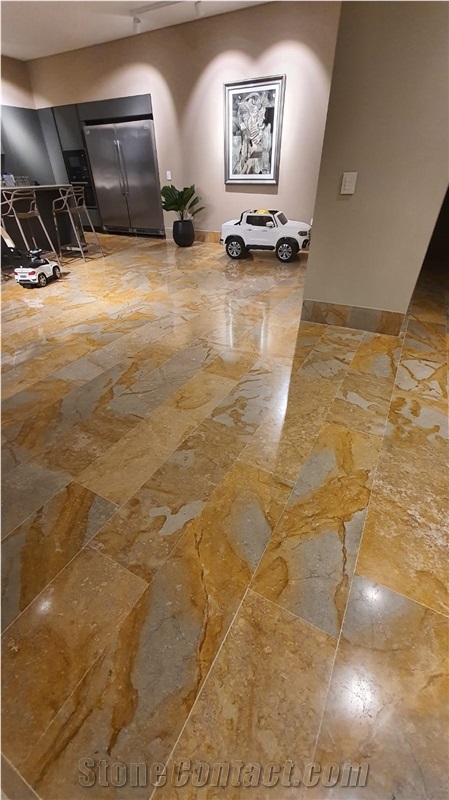 Sinu Dorado Veta Limestone Classic Floor Tiles