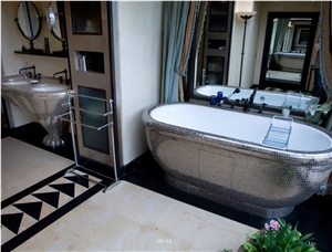 Glass Mosaic Bath Tub