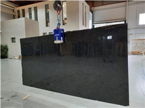 Horizon Black Granite Polished Slabs