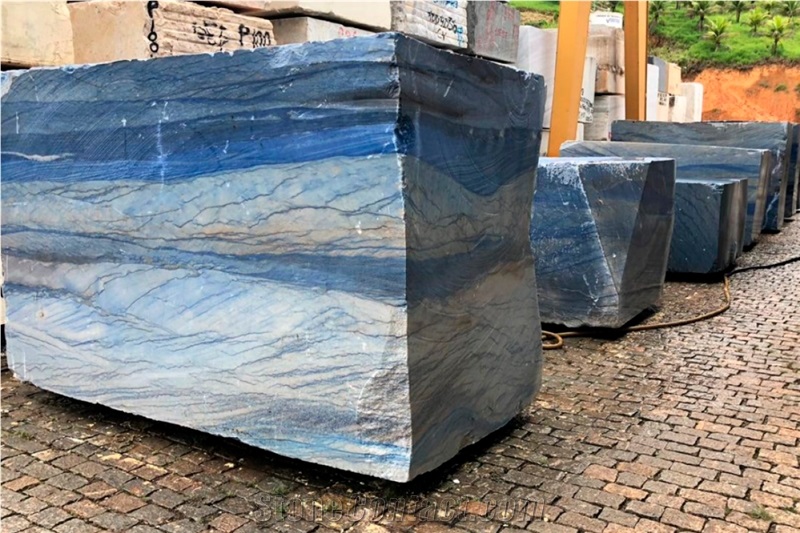 Royal Blue Azul Macaubas Quartzite Blocks