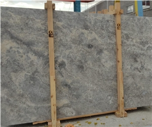 Silver Travertine Slabs