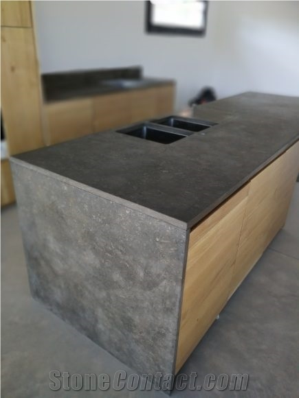 Travel Gris Limestone Kitchen Countertop