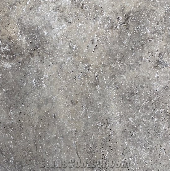 Silver Travertine Tumbled And Unfilled French Pattern-12Mm