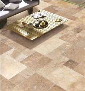 Tuscany Beige Travertine French Pattern