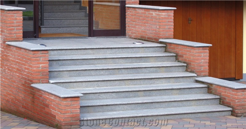 Diorite Del Piemonte Stone Stairs, Steps