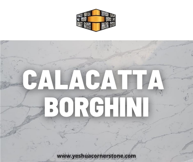 Calacatta Borghini Marble Kitchen Counter Top