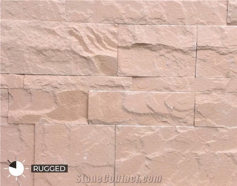 Jodhpur Beige Sandstone Rugged Facade Wall Covering