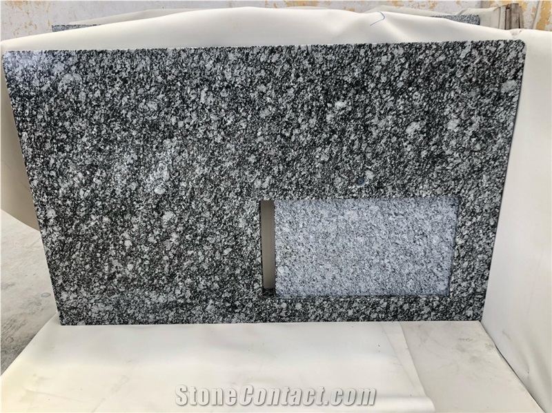 Chinese Hot Sale White Wave Granite For Kitchen Countertop