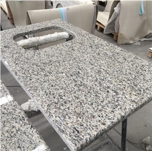 Chinese Popular Granite Color Tiger Skin White Bathroom Tops