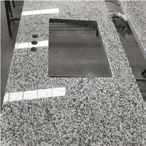 G655 Chinese Cheap White Granite Polished Vanity Tops