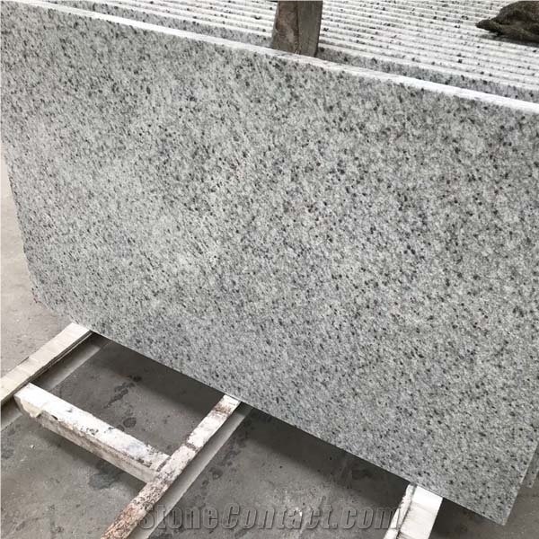 Own Factory White Flat Edge Precut Granite Stone Top