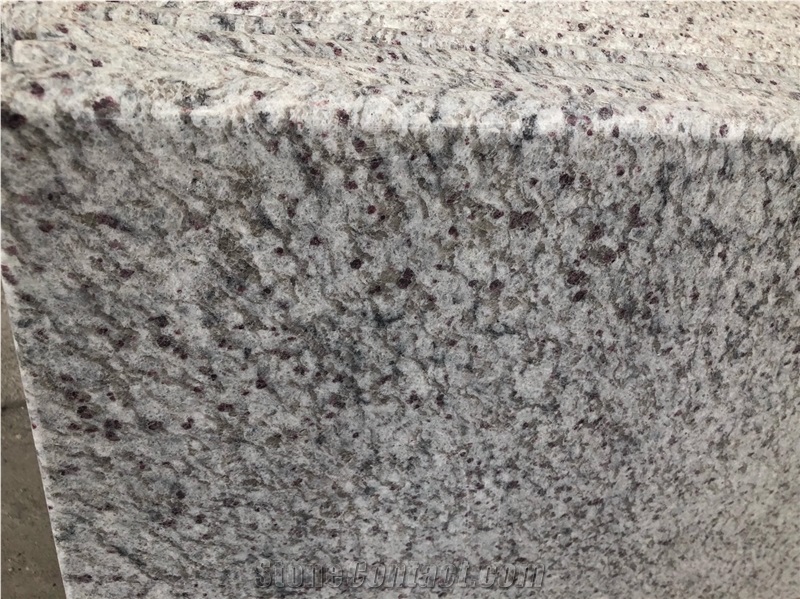Palmas White Granite Half Bullnose Edge Prefab Countertops