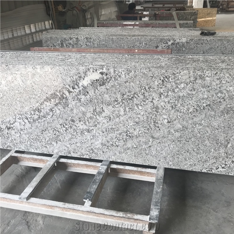 Popular Kitchen Snow Fox Granite Countertop Worktops