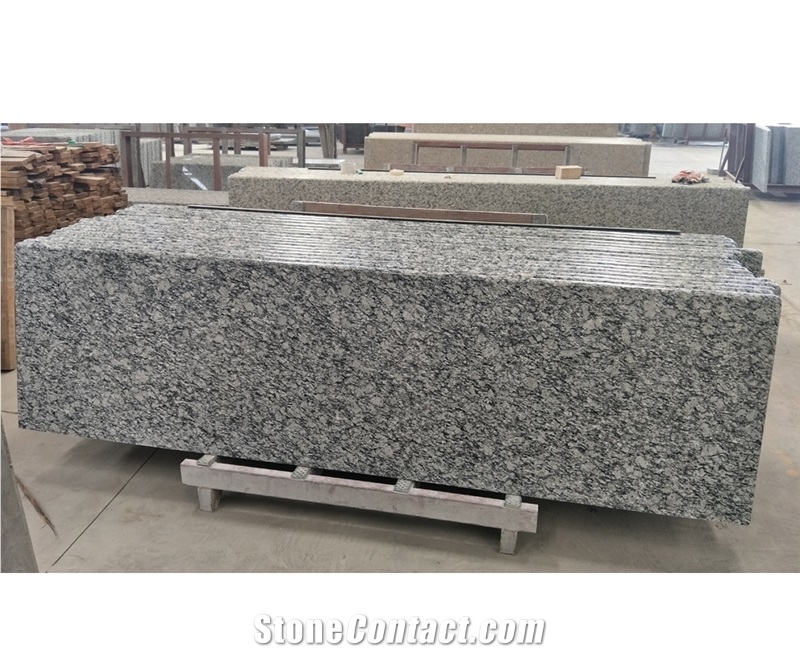 Spray White Stone Countertop Seawave White Granite Top