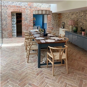 Reclaimed Terracotta Parquet Floor Tiles