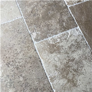 Pierre De Bourgogne Limestone Antiqued / Aged Floor Tiles
