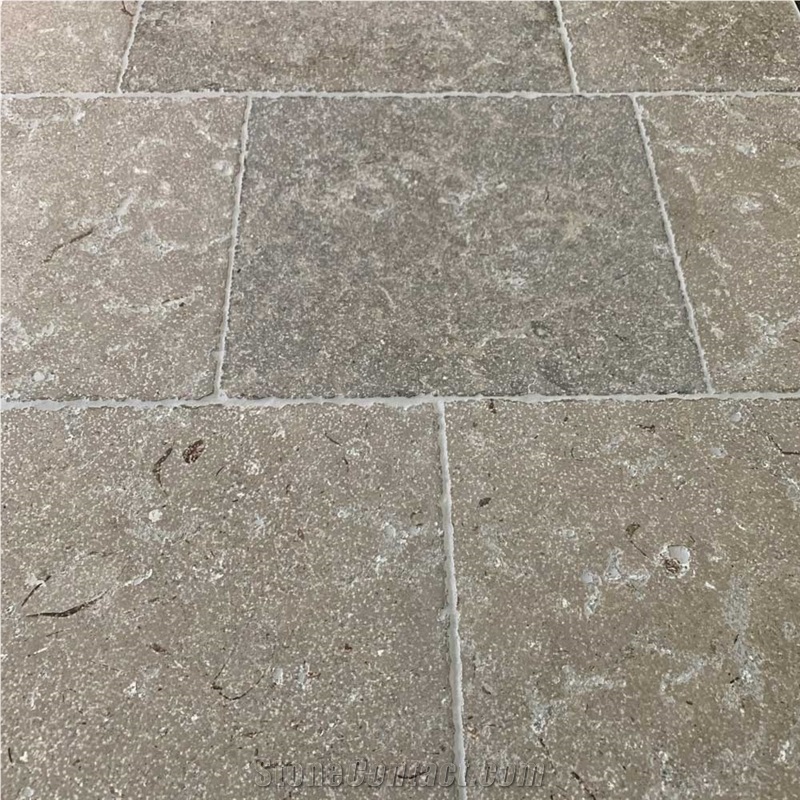 Vieux Luce French Grey Limestone Floor Tiles