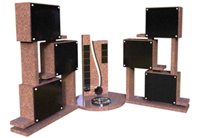 Red Granite Columbarium Azur