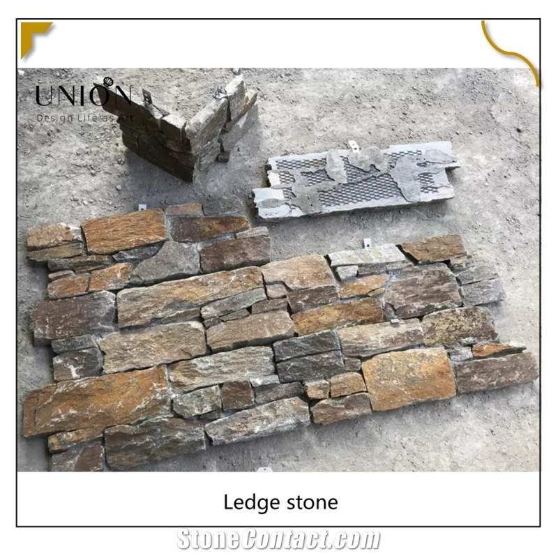 UNION DECO Exterior Natural Rusty Stone Cladding Stone Panel