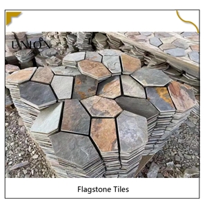 UNION DECO Flagstone Tiles Natural Stone Paving Stone Tiles