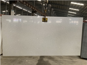 White Galaxy/ White Mirror/Crystal White/ Blanco Estelar Quartz, Engineered Stone