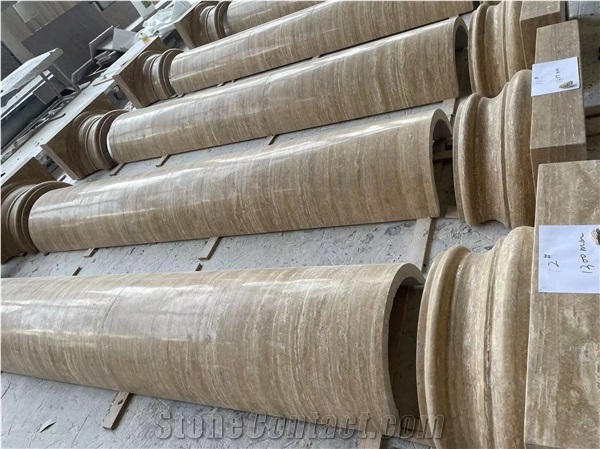 Travertine Column Cladding Panels