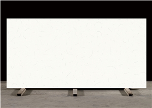 White Quartz With Light Black Veins Slabs
