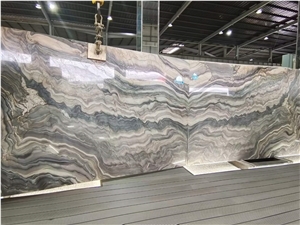 20Mm Polished Explosion Blue Quartzite Slabs