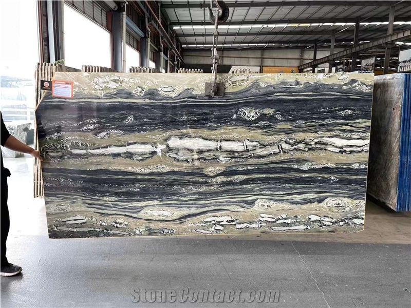 China Quarry Cheap Twilight Green Marble Slabs