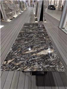 Metallic Natural Stone Restaurant Table Tops