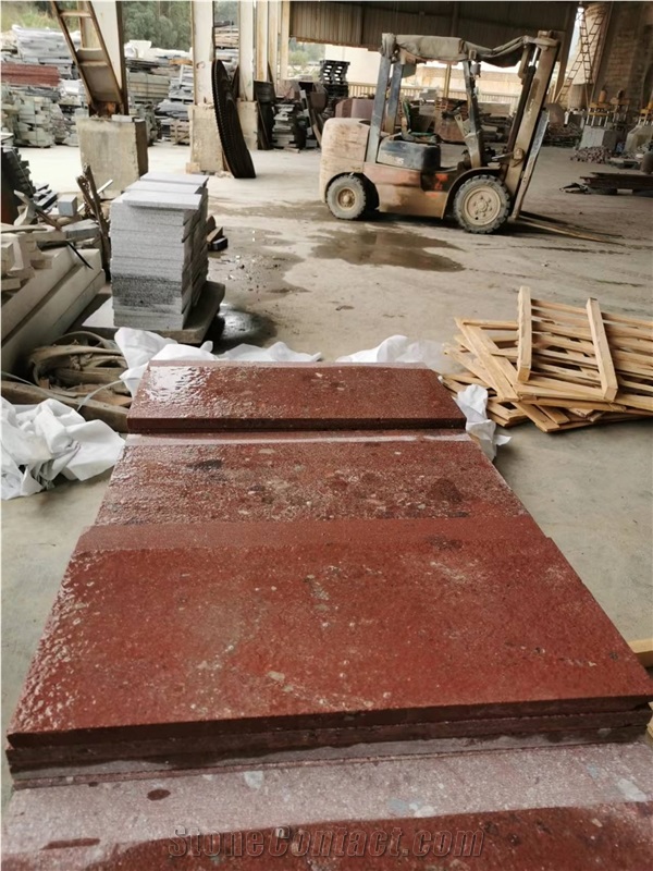 Red Porphyry Stair Riser, G666 Dayang Red Porphyry