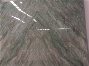 Royal Green Quartzite Slab Match Wall Panels