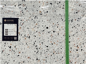 Multicolor Marble Grain Artificial Stone Precast Terrazzo Tiles