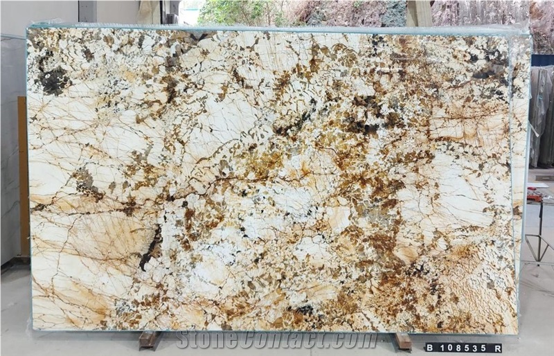 Oribelle Gold Feldspar Granite Slabs