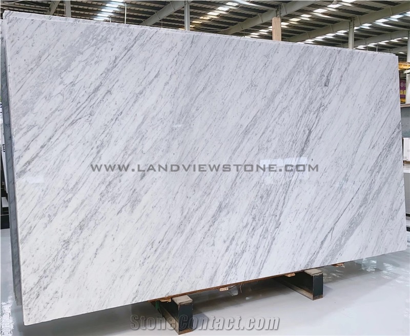 High Grade Binaco Carrara White Marble Slab