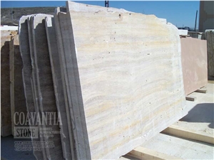 Olivillo Travertine Slabs, Tiles
