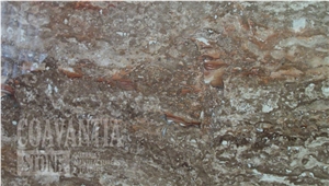 Travertine Rojo Alhambra Tiles, Slabs