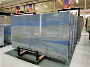 Grand Skylight Quartzite Blue Sky, Azul Macaubas Quartzite